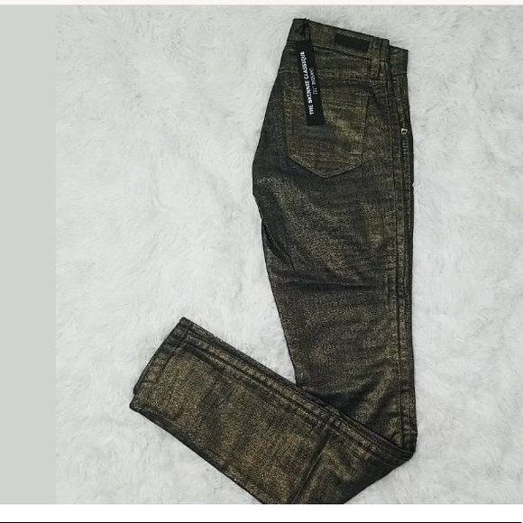 BLANK NYC WOMEN'S THE SKINNIE CLASSIQUE JEANS GOLD - Picture 1 of 6